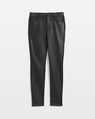 High-Rise Coated Skinny Jeans | White House Black Market